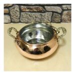 Efemir Bakır Dövme Bakır Trabzon Güveci 17 cm - Görsel 3