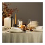 Kütahya Porselen 52 Parça 12 Kişilik Beyaz Düz Tasarım Yemek Takımı