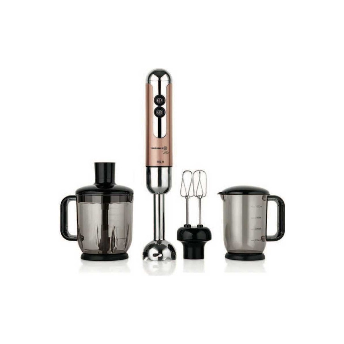110000038962136.jpg Korkmaz Mia Mega Rosagold/krom Blender Set A447-09 - Görsel 1
