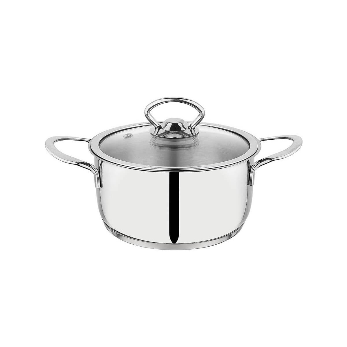 110000043580895.jpg Schafer Micro Mini Derin Çelik Tencere 14 cm 2 Parça - Görsel 1