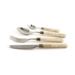 Rivadossi Cortina Krem 36 Parça Çatal Bıçak Seti