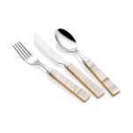 Rivadossi Charme Krem 75 Parça Çatal Bıçak Seti