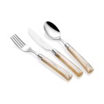 Rivadossi Giada Krem 75 Parça Çatal Bıçak Seti