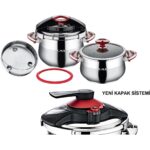 Oms 6 Parça Düdüklü Tencere Seti 5029