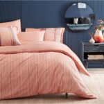 Yataş Bedding Pamena Ranforce Tek Kişilik Nevresim Seti - Somon