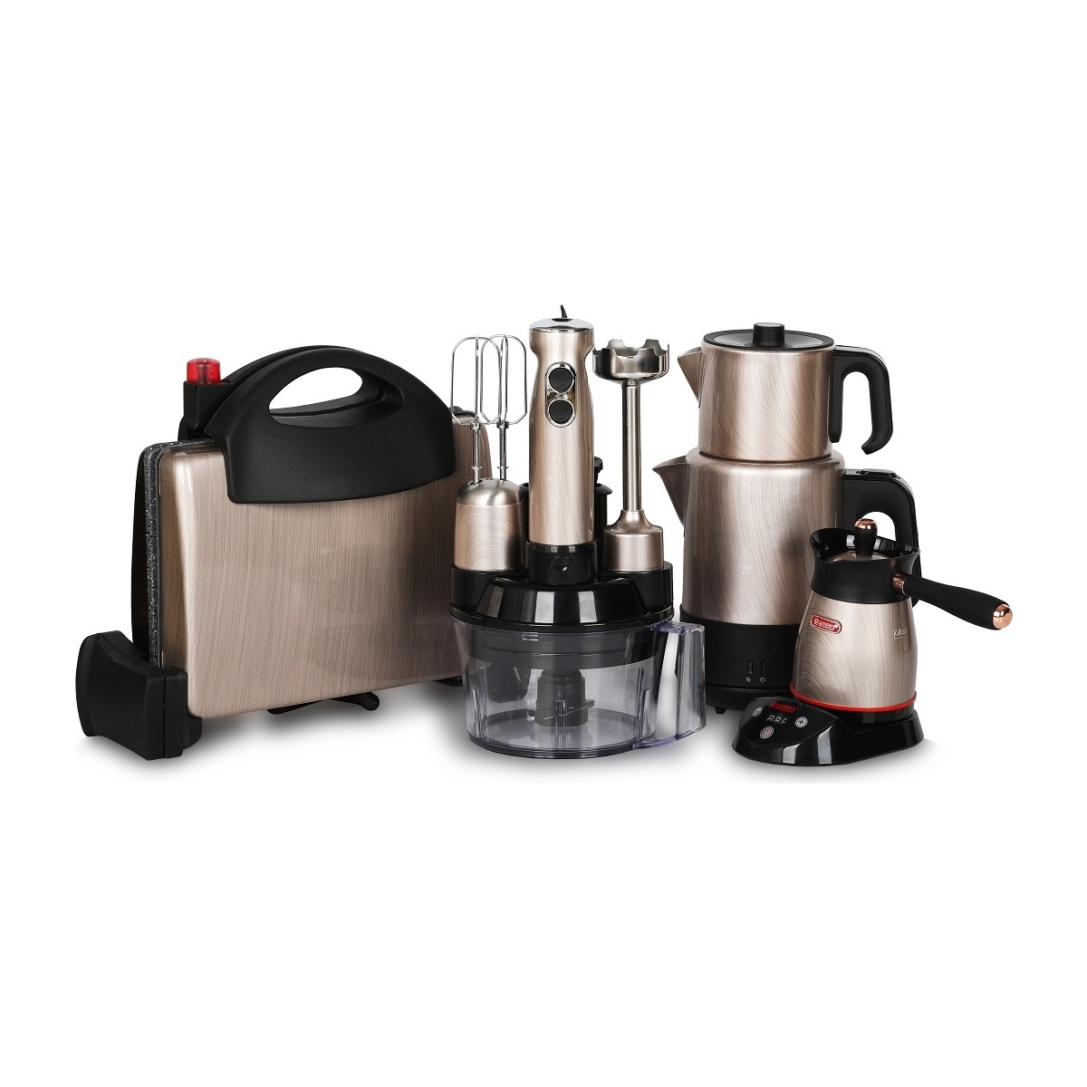 110000062272609.jpg Queen Luxury Rose 4'lü Çeyiz Seti - Görsel 1