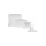 Karaca New Perfect White Porselen 26 Parça 6 Kişilik Kare Kahvaltı/Servis Takımı - Görsel 2