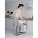 Pelikan Carrier 21600 Raylı Dolap İçi  Raylı Mutfak Çöp Kovası 16+1 Lt (17 Lt) - Görsel 2