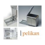 Pelikan Toty 21700 Raylı Dolap İçi Mufak Raylı Çöp Kovası (16 Lt) - Görsel 3