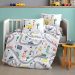 Cote Blanc Route %100 Pamuk Ranforce Tek Kişilik Nevresim Takımı - Görsel 2