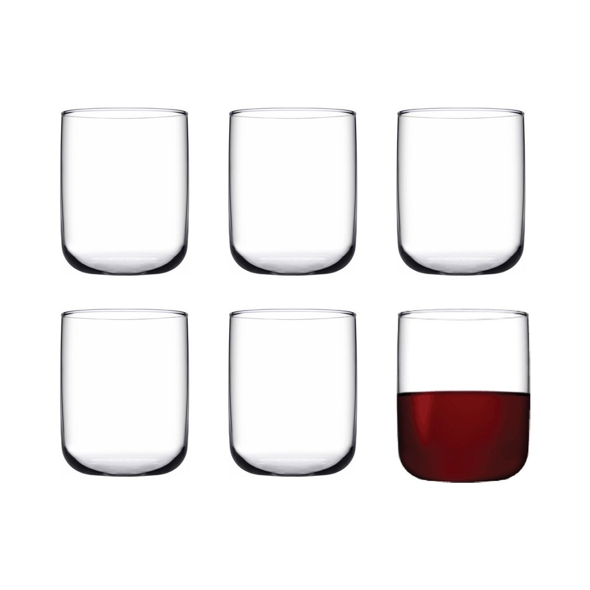 110000078059159.jpg Paşabahçe 420112 Iconic V-Block Su Bardağı 280 cc 6 Adet - Görsel 1