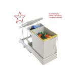 Pelikan Raylı Plastik 20 Lt Dolap Içi Çöp Kovası - Görsel 3