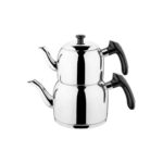 Özkent K-390 Vista Mini Boy Sade Çaydanlık Siyah - Görsel 2