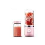 Yasomi Taşınabilir Kablosuz Şarjlı Cam El Blenderi Pembe