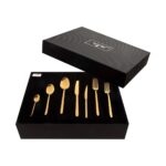 Jumbo 9400 Titanyum Gold 84 Parça 12 Kişilik Çatal Kaşık Bıçak Seti