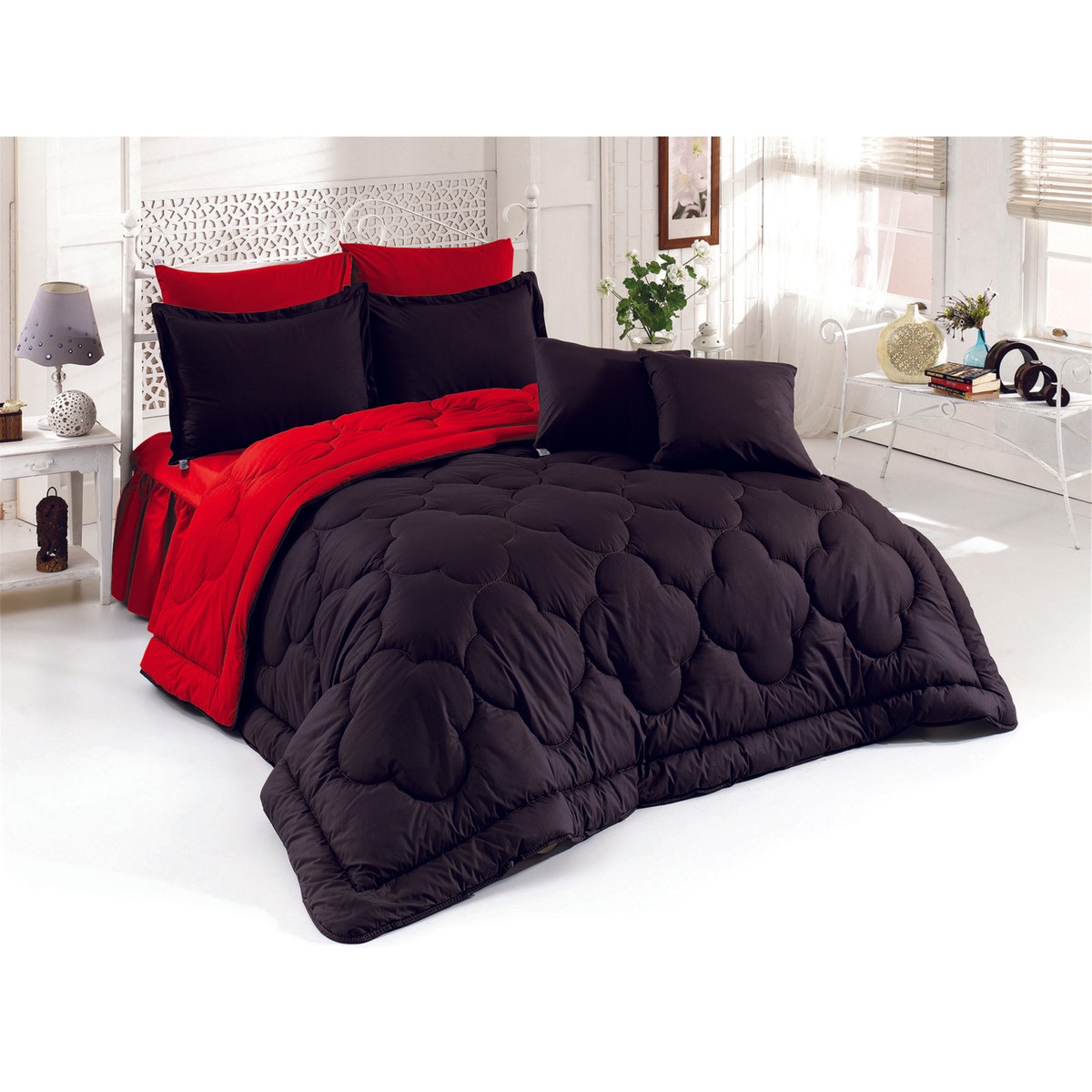 110000090112539.jpg Yonk Life Home Ranfors Battal Boy Uyku Seti-8 PARÇA-%100 Pamuk - Görsel 1