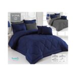 Yonk Life Home Ranfors Battal  Uyku Seti-8 PARÇA-%100 Pamuk
