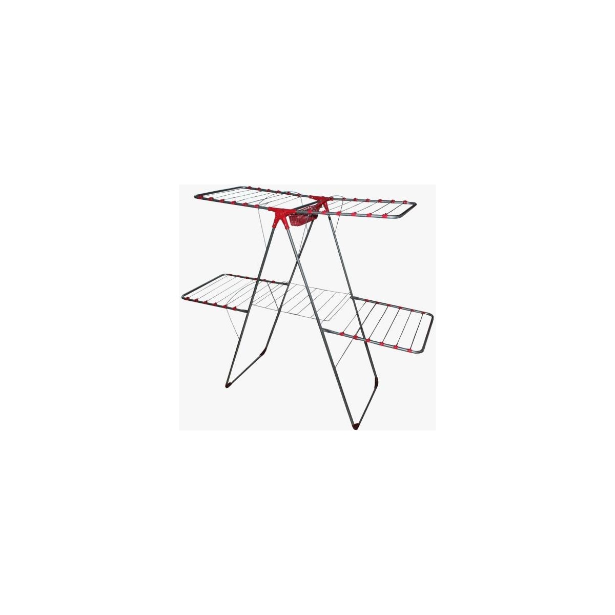 110000091871365.jpg Enzelo Star Çamaşır Kurutmalık Askılık 2 Katlı Çamaşır Kurutma Askısı Çift Katlı - Görsel 1