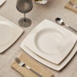 Emsan Flava 24 Parça 6 Kişilik Porselen Yemek Takımı Kare - Görsel 2