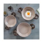 Gülsan Safran 3 Parça Granit Tava Seti Sahan Set - Görsel 4