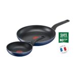 Tefal Easy Cook & Clean 1X Difüzyon Tabanlı 2'li Tava Seti - 20/28 cm