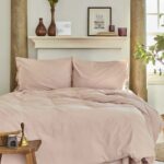 Karaca Home 4 Element Blush %100 Pamuk Çift Kişilik Nevresim Takımı Su Toprak