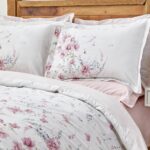 Karaca Home Dalila Pembe %100 Pamuk Çift Kişilik Nevresim Takımı - Görsel 2