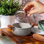 Karaca Dark Silver Biogranit Mini Tencere 12 cm - Görsel 4