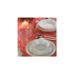 Kütahya Porselen Inci Bone Kalipso 53 Parça 12 Kişilik Yemek Takımı Altın File - Görsel 3