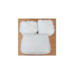 Dilex 3'lü Hurç Set Çeyizlik Bohça Gelin Bohçası Damat Bohçası İğne Oyalı Kdk Ekru - Görsel 5