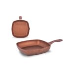 Fms Granit Grıll Kare Tava 28 Cm Bakır