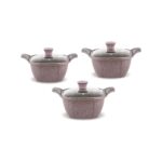 Fms Nirvana Kare 6 Parça Döküm Set Vizon