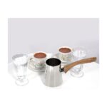 Serenk Definition Standlı 4 Parça Çelik Cezve Seti - Görsel 4