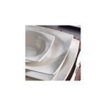 Schafer Yemek Takımı 56 Parça 12 Kişilik Beyaz Porselen Kare Tabak Seti