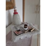 Finezza Rüya DekoratifFransız Dantelli İncili Krem Nişan Tepsisi 26*36 cm - 36 - Görsel 3