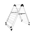 Peksan Alüminyum Çamaşır Kurutucu Lüks Kare Tasarım 9x70x110 cm Kullanışlı ve Pratik