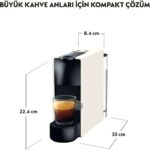 Nespresso Essenza Mini C30 White Kahve Makinesi,Beyaz - Görsel 2