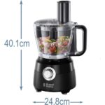 Russell Hobbs Mutfak Robotu 1,5 L - Mat Siyah - Görsel 2
