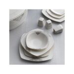 Emsan Yasemin 60 Parça 12 Kişilik Porselen Yemek Takımı Platin