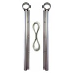 Markam Burada Küpeşte Balkon Çamaşır Kurutma Askılığı Yuvarlak Çamaşır Askısı - Görsel 3