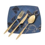 Özlife Elâ 36 Parça Çatal Kaşık Bıçak Takımı Gold