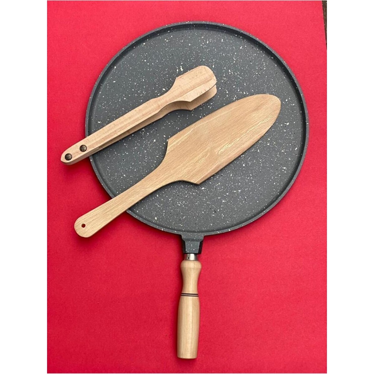 110000145757827.jpg Cansuyu Kale Döküm Gözleme Tavası - Görsel 1