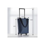 Dodo Family Katlanır/taşınır Pazar Arabası -Lacivert (Yurt Dışından) - Görsel 4