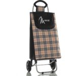 Miras Ekose Siyah-Krem Pazar Arabası (Yeni)