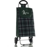 Miras Ekose Pazar Arabası - Büyük Çantalı Ses Çıkarmayan Tekerlekli Pazar Arabası