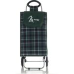 Miras Ekose Pazar Arabası - Büyük Çantalı Ses Çıkarmayan Tekerlekli Pazar Arabası - Görsel 2