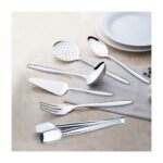 Nehir Sahra Sade 6 Parça Servis Takımı, Kepçe,kevgir,kaşık,kürek,kevgir,ızgara Maşası