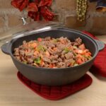 Lava Döküm Yuvarlak Kazan Cam Kapaklı / Tencere. Çap(Ø)30 Cm. - Görsel 2