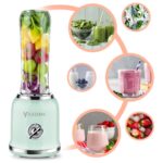 Yasomi BL019 Retro Smoothie Blender Yeşil (Yasomi Türkiye Garantili ) - Görsel 3