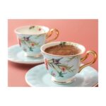 English Home Vanilla Porselen 2'li Kahve Fincan Takımı 90 ml Açık Mavi - Görsel 3